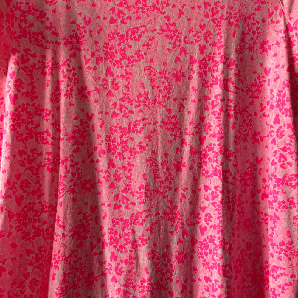 EUC Lilly Pulitzer Cody TShirt Dress Pink Shandy - Picture 4 of 6